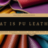 PU leather purecraft leather
