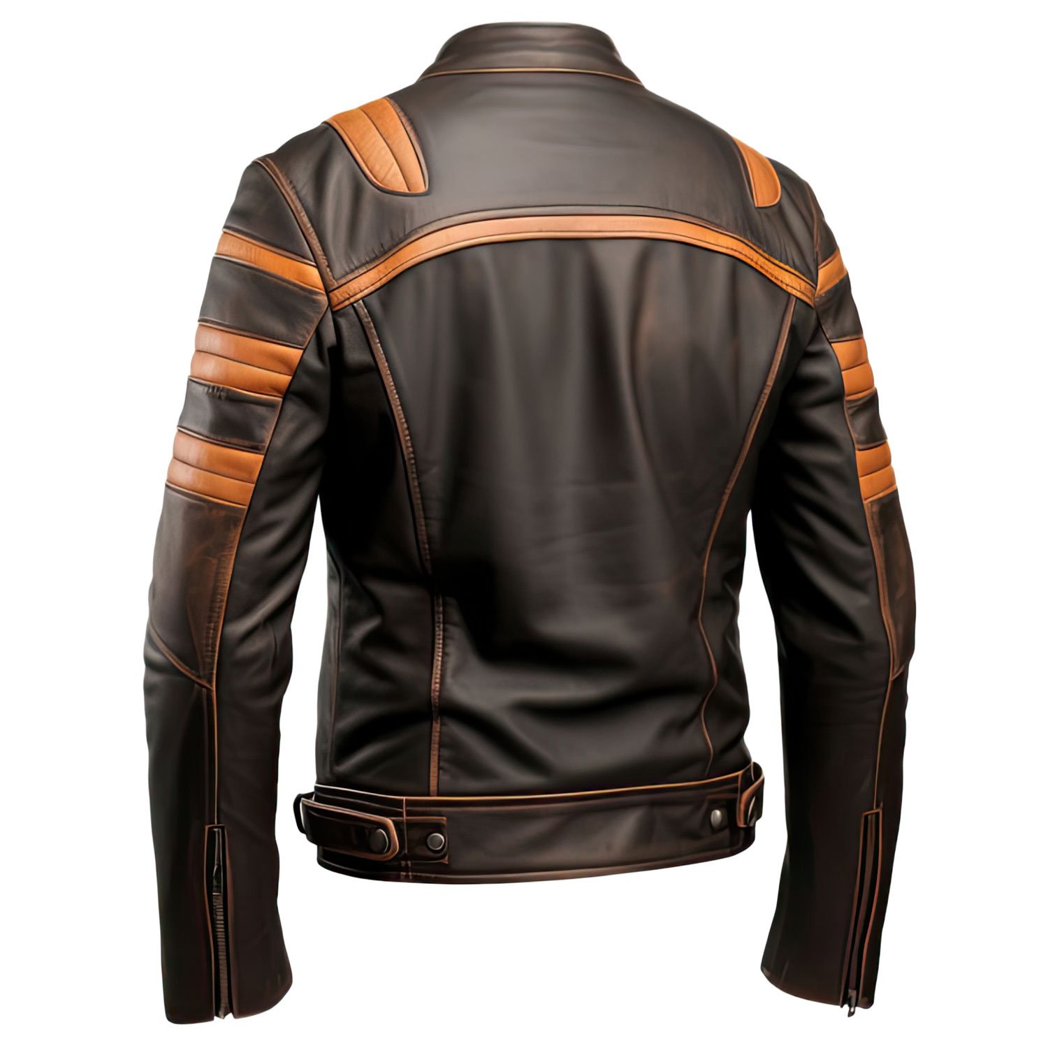 mrvirani2_mens_dark_truffle_brown_and_copper_brown_cafe_racer_back
