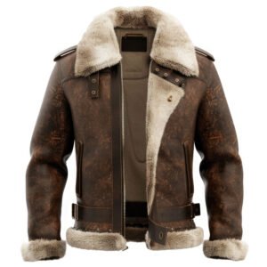 Brown Genuine Sheepskin