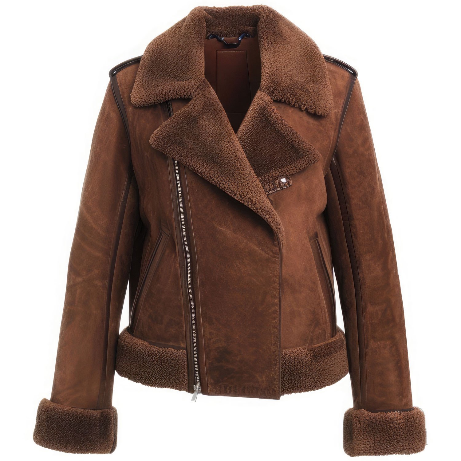 Genuine Suede Sherpa