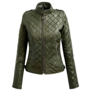 Olive Green Genuine Sheepskin