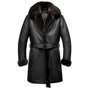 Premium Sheepskin Leather Coat