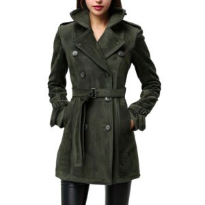 olive-suede-belted-trench-coat