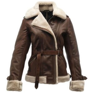 Distressed Brown Sheepskin