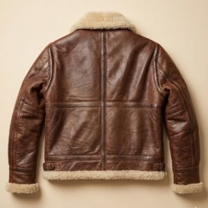 Shearling Leather Aviator jacket
