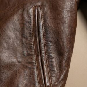 Shearling Leather Aviator jacket